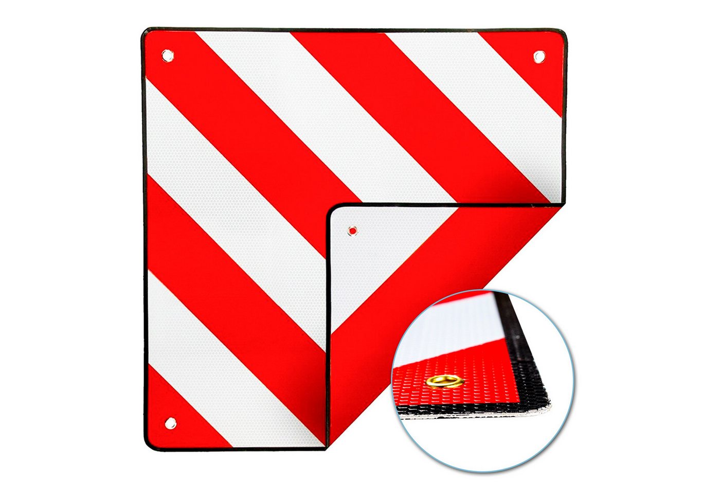 Clanmacy Metallschild Warntafel 2 in1 Spanien&Italien Heckträger Reflektierendes 50x50cm Alu Clanmacy Metallschild Warntafel 2 in1 Spanien&Italien Heckträger Reflektierendes 50x50cm Alu von Clanmacy