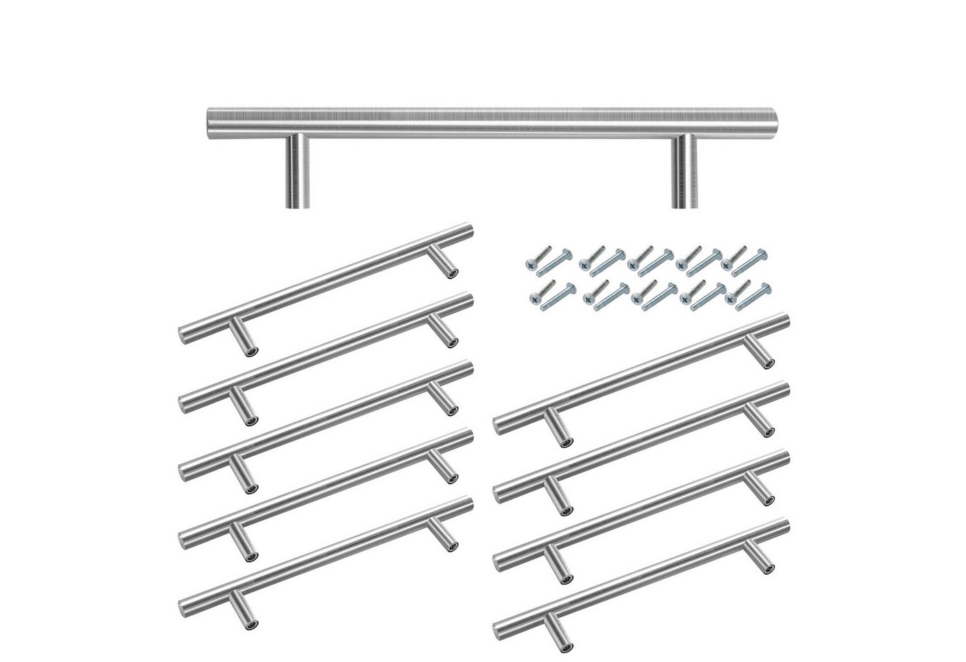 Clanmacy Möbelgriff Stangengriff Schubladengriffe Ø10~12MM Küchengriff Schrankgriff Küche Clanmacy Möbelgriff Stangengriff Schubladengriffe Ø10~12MM Küchengriff Schrankgriff Küche von Clanmacy