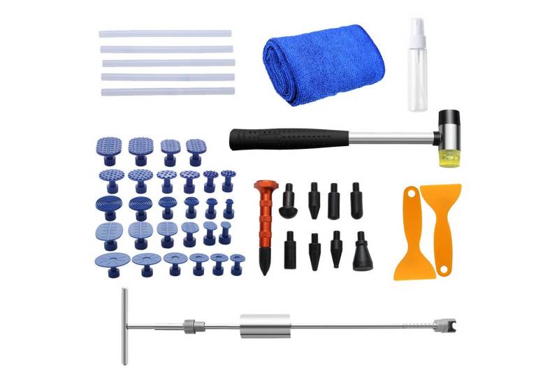 Clanmacy Multitool 48x Ausbeulwerkzeug Set Auto Reparatur Beulen Dellenlifter Ausbeul, (48 St) von Clanmacy