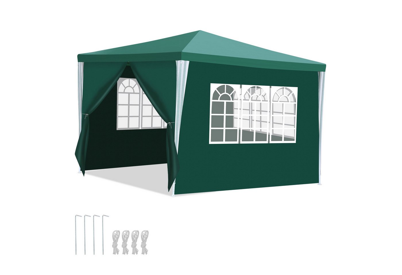 Clanmacy Pavillon Gartenzelt wasserdich Vereinszelt Wasserfest Partyzelt 3x3/3x6m Clanmacy Pavillon Gartenzelt wasserdich Vereinszelt Wasserfest Partyzelt 3x3/3x6m von Clanmacy