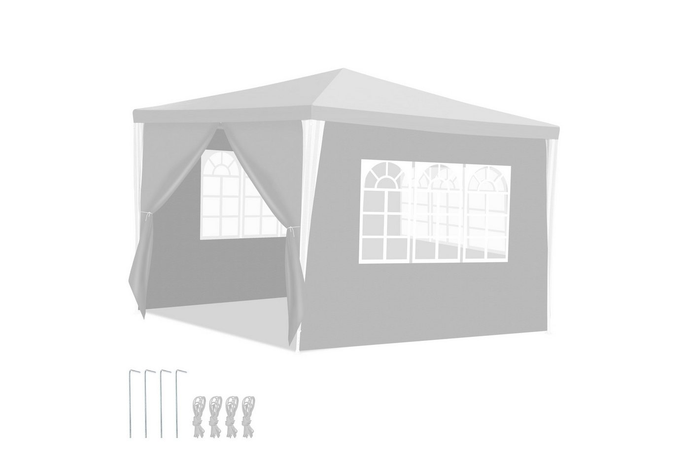 Clanmacy Pavillon Pavillon 3x3m Weiß UV-Schutz Faltpavillon Gartenpavillon Festzelt Clanmacy Pavillon Pavillon 3x3m Weiß UV-Schutz Faltpavillon Gartenpavillon Festzelt von Clanmacy
