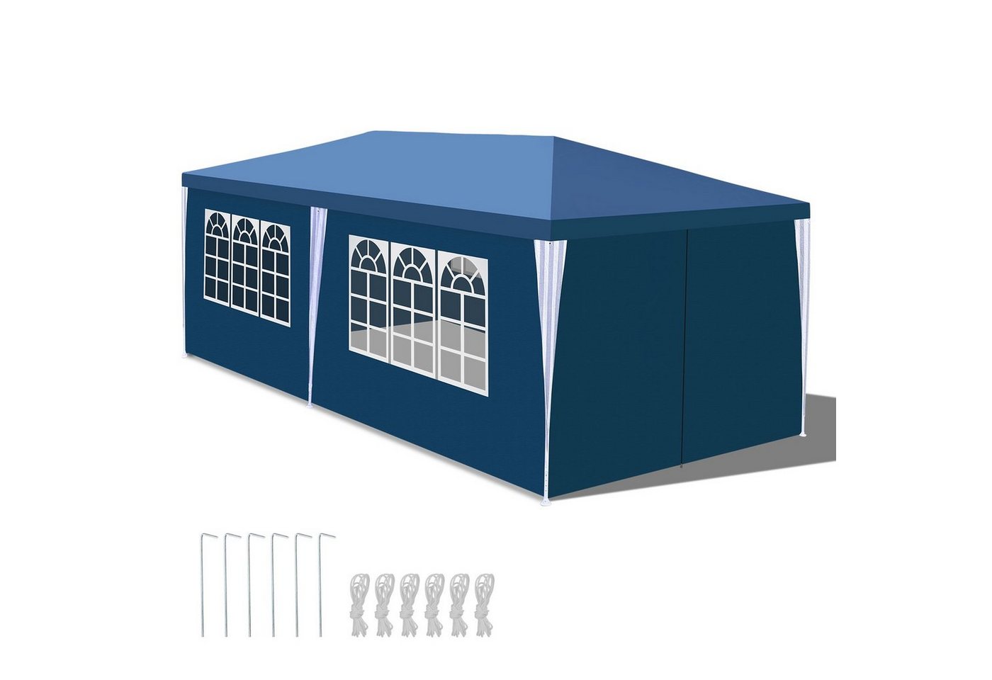 Clanmacy Pavillon Pavillon Partyzelt Gartenpavillon UV Schutz 3x3m/3x6m mit Seiten Clanmacy Pavillon Pavillon Partyzelt Gartenpavillon UV Schutz 3x3m/3x6m mit Seiten von Clanmacy