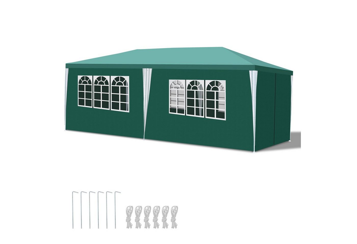 Clanmacy Pavillon Pavillon Partyzelt Gartenpavillon UV Schutz 3x3m/3x6m mit Seiten Clanmacy Pavillon Pavillon Partyzelt Gartenpavillon UV Schutz 3x3m/3x6m mit Seiten von Clanmacy