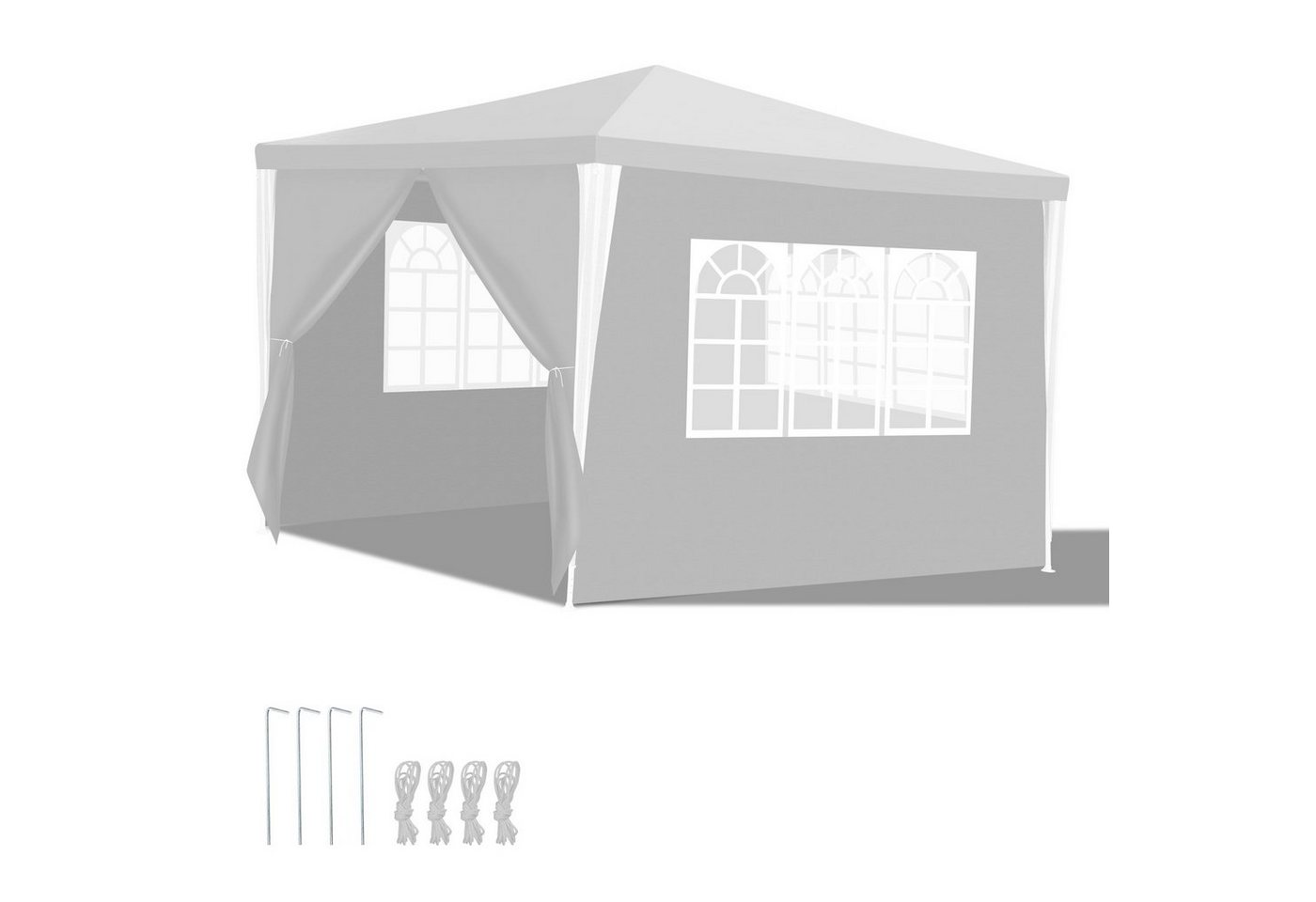 Clanmacy Pavillon Pavillon Partyzelt Gartenpavillon UV Schutz 3x3m/3x6m mit Seiten Clanmacy Pavillon Pavillon Partyzelt Gartenpavillon UV Schutz 3x3m/3x6m mit Seiten von Clanmacy