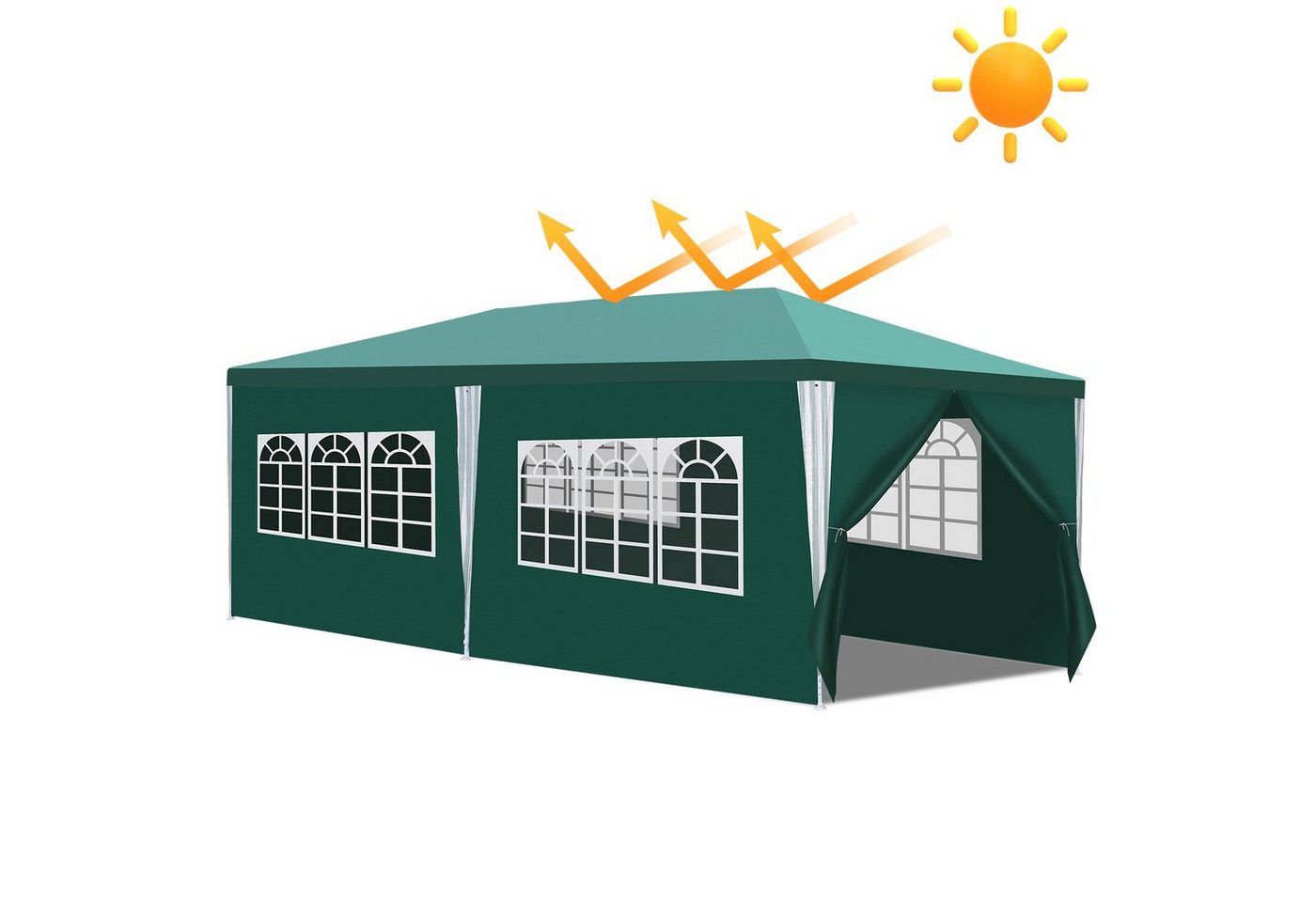 Clanmacy Pavillon Pavillon Wasserfest Markt Grillen Festzelt Hochzeitsempfängen 3x3/3x6m Clanmacy Pavillon Pavillon Wasserfest Markt Grillen Festzelt Hochzeitsempfängen 3x3/3x6m von Clanmacy