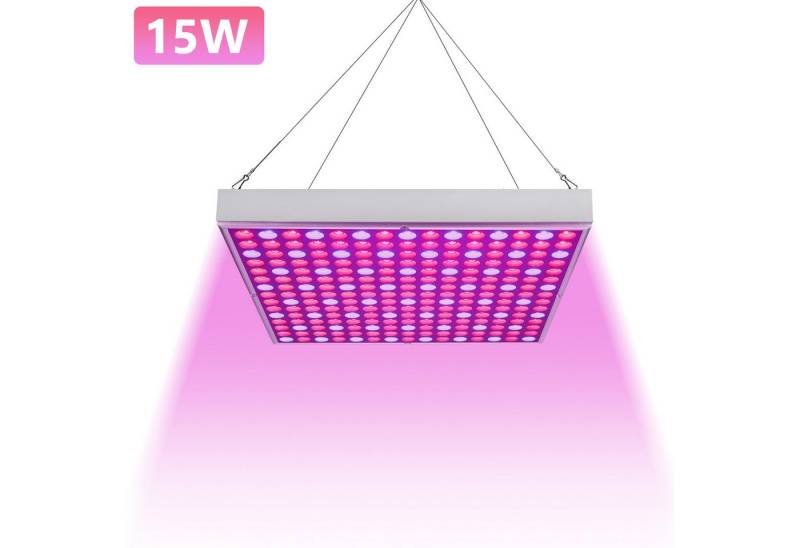Clanmacy Pflanzenlampe LED 15W Wachstumslicht für Zimmerpflanzen Vollspektrum Pflanzenlicht von Clanmacy