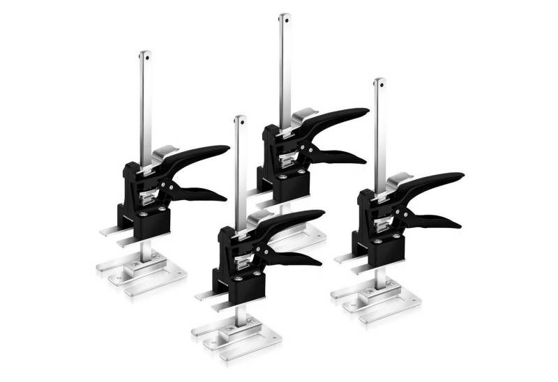 Clanmacy Plattenheber handwerkzeugheber 4X Höhenregler Edelstahl Getriebeheber, -] von Clanmacy