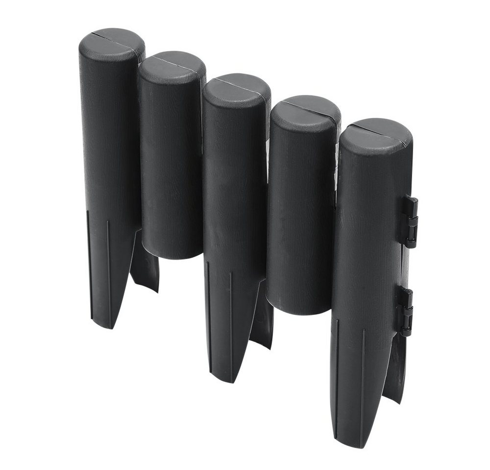 Clanmacy Rasenkante 2,8m Beeteinfassung Beetumrandung Gartenpalisade Holz Optik Anthrazit Clanmacy Rasenkante 2,8m Beeteinfassung Beetumrandung Gartenpalisade Holz Optik Anthrazit von Clanmacy