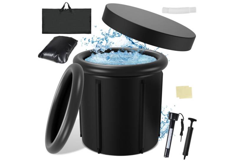 Clanmacy Rundpool Eisbad Ø80cm Eisfass Badefass Cold Plunge zum Eisbaden 80 x 78 cm (1-tlg) von Clanmacy