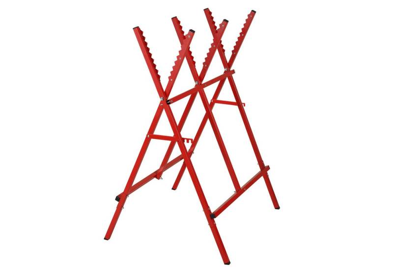 Clanmacy Sägebock Sägebock klappbar Kettensägebock Holzschneidebock bis 100 kg Rot Clanmacy Sägebock Sägebock klappbar Kettensägebock Holzschneidebock bis 100 kg Rot von Clanmacy