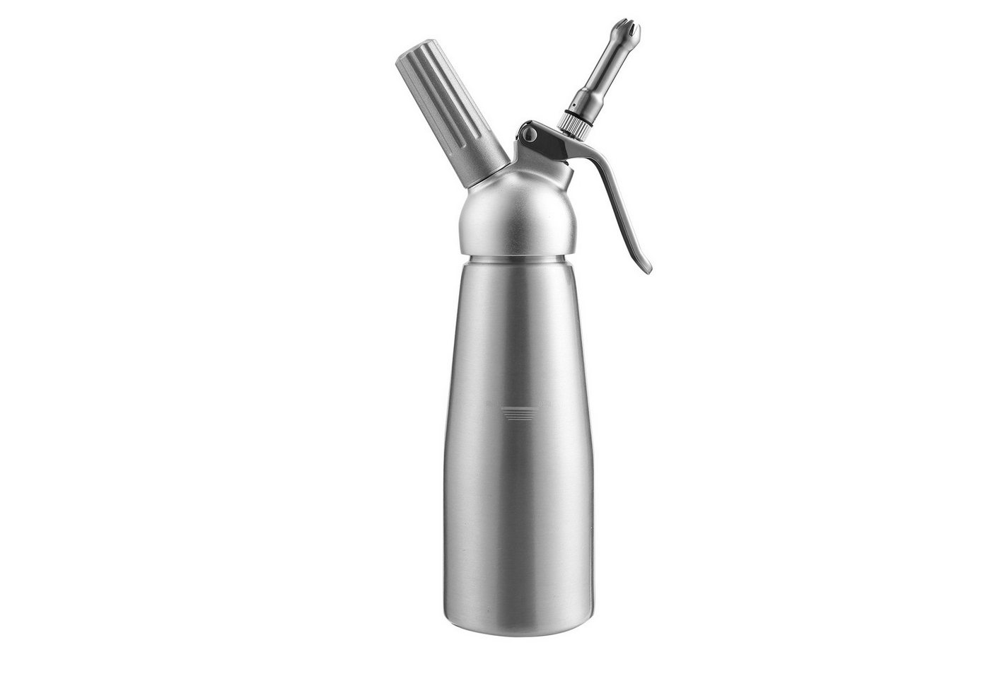 Clanmacy Sahnesyphon Profi Sahnespender Sahnesyphon Schlagsahnebereiter 3 Edelstahl 500ML, (Aluminium, 3 Edelstahl Tüllen und 1 Reinigungbürste, 1-tlg) für die Zubereitung von Schlagsahne Mousse von Clanmacy