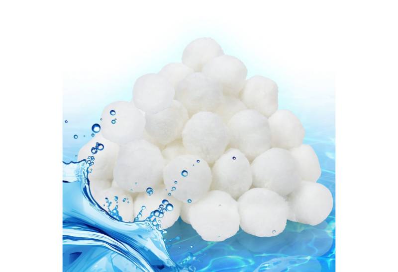 Clanmacy Sandfilteranlage Filter Balls 700g Filterbälle für Pool Filtersand Sandfilter von Clanmacy