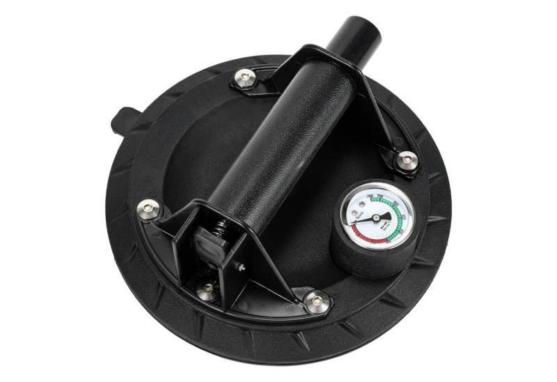 Clanmacy Saugheber 1x Saugheber Saugnäpfe Vakuumheber Glasheber mit Manometer, -], Glasheber Saugnapfhalter Haltegriff,optimale Haftung auf Glas von Clanmacy