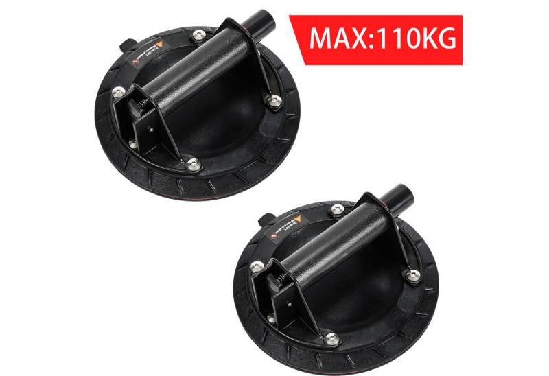 Clanmacy Saugheber 2er Set 8" Glasheber Glassauger Vakuumheber für Fliesen Marmor 200mm, -], Glasheber Saugnapfhalter Haltegriff,optimale Haftung auf Glas von Clanmacy