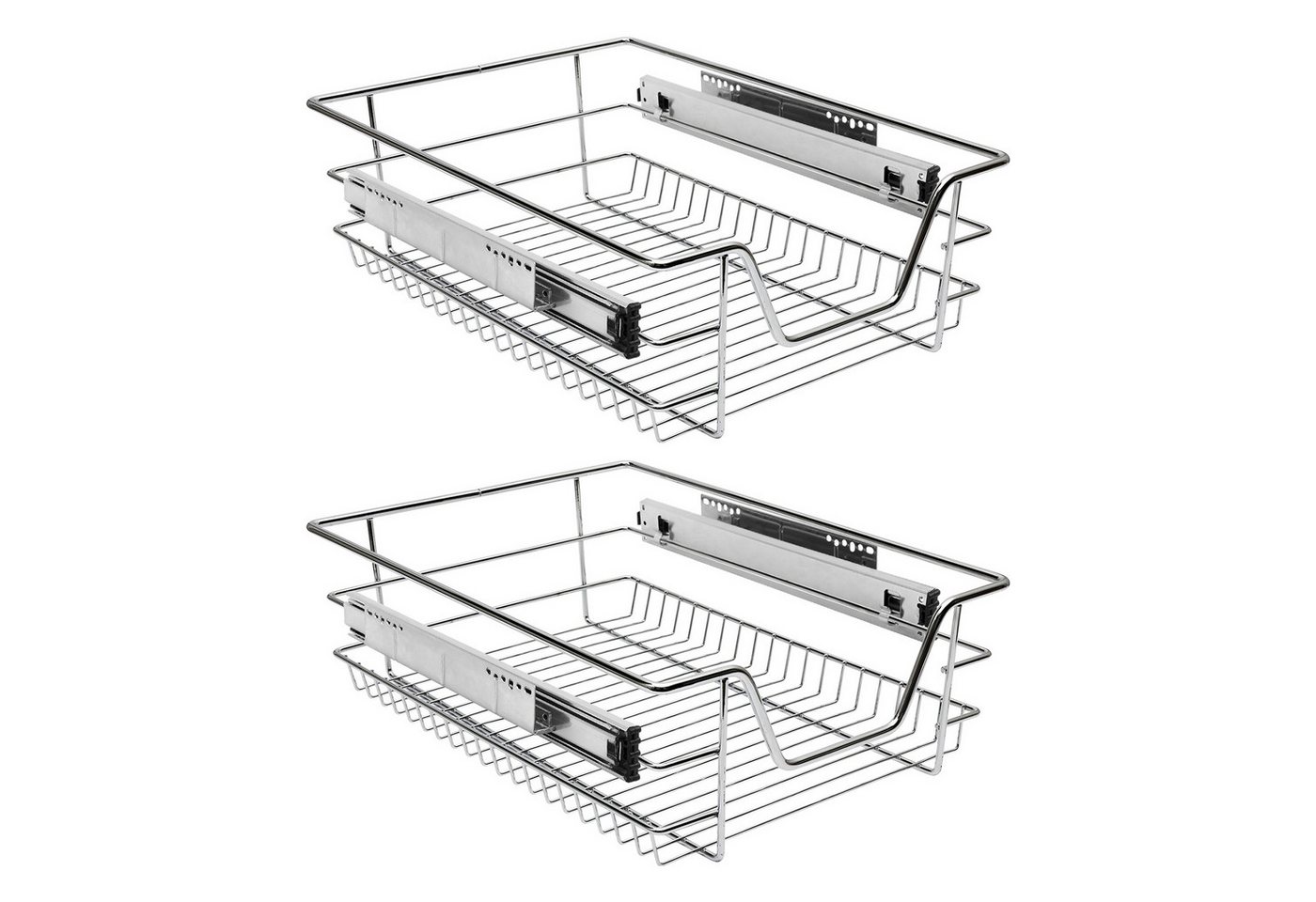 Clanmacy Schublade 2x 40cm Küchenschublade Schrankauszug Vollauszug Teleskopschublade Clanmacy Schublade 2x 40cm Küchenschublade Schrankauszug Vollauszug Teleskopschublade von Clanmacy