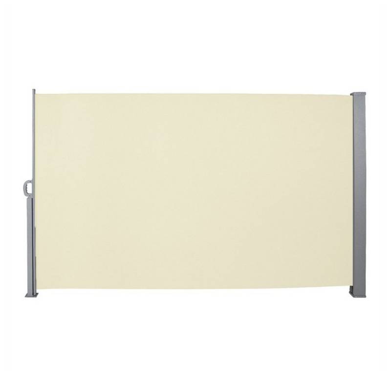 Clanmacy Seitenmarkise Seitenmarkise Markise mit TÜV Geprüft 160x300cm Beige Markise von Clanmacy