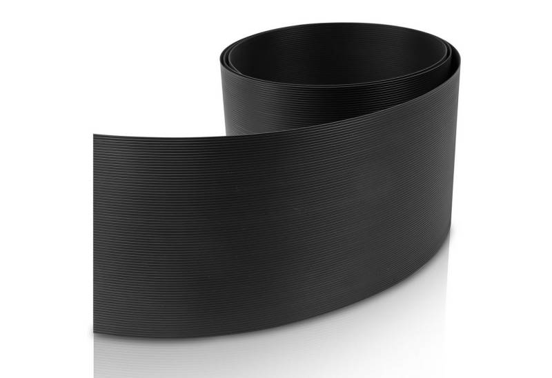 Clanmacy Sichtschutzstreifen Sichtschutz 40X HART PVC Anthrazit Sichtschutzstreifen 19cm x 2.525M, (40er set 40St. set, 40-St., 2.525mx19cm), Hart PVC Sichtschutzstreifen, UV-beständig von Clanmacy