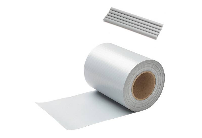 Clanmacy Sichtschutzstreifen Sichtschutzstreifen 50m mSichtschutz Rolle PVC Sichtschutzfolie von Clanmacy