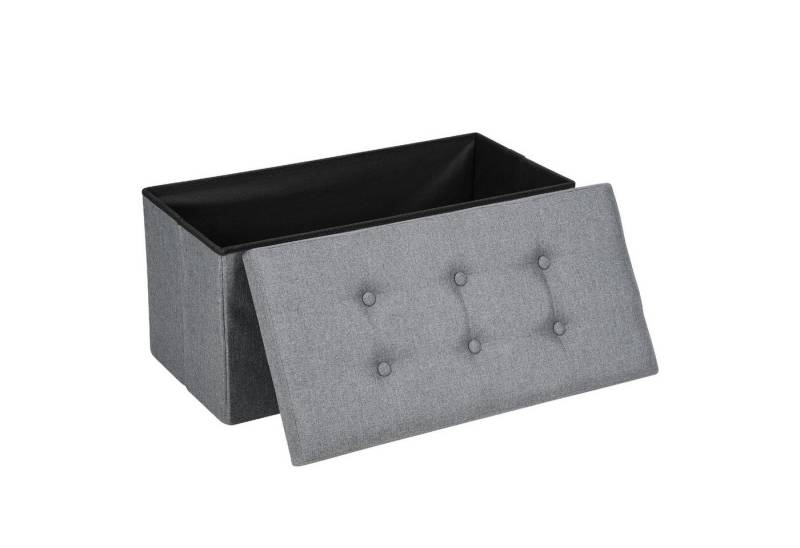 Clanmacy Sitzhocker Mit Stauraum Cubic Ottomane Polsterhocker Sitzwürfel Sitzbank von Clanmacy