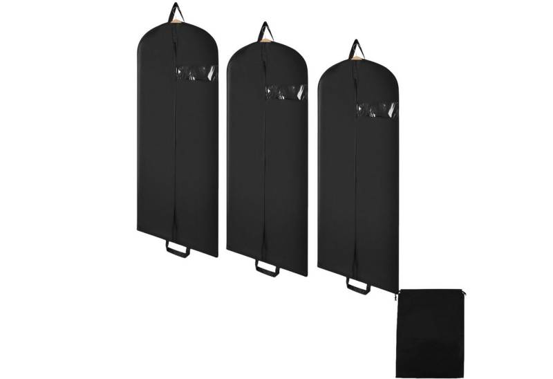 Clanmacy Sitzsack 3St. Kleidersack 128x60cm Kleiderhülle Vliesstoff mit Schuhbeutel (3 St) von Clanmacy