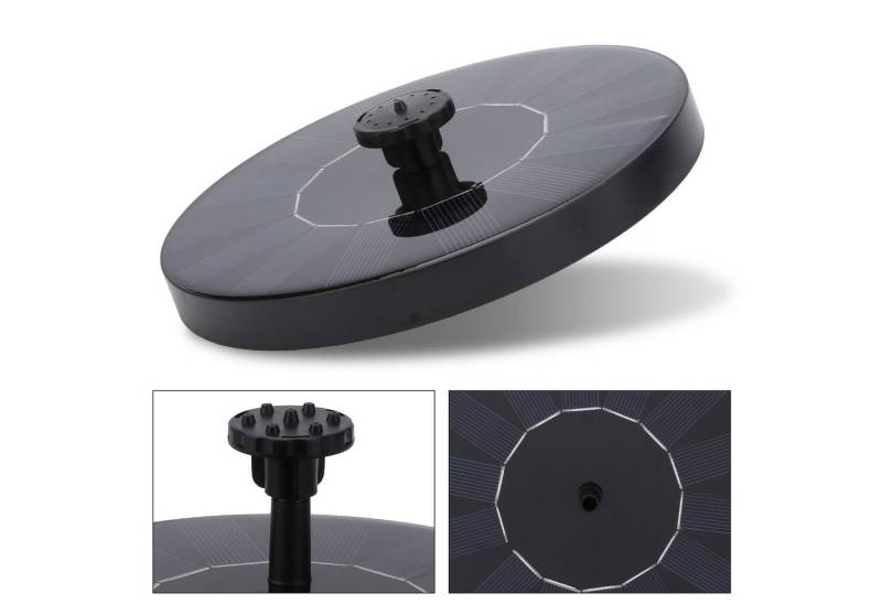 Clanmacy Solarpumpe Solar Springbrunnen Wasserspiel Teichpumpe Fontäne 1.5 Watt 190L/H Clanmacy Solarpumpe Solar Springbrunnen Wasserspiel Teichpumpe Fontäne 1.5 Watt 190L/H von Clanmacy