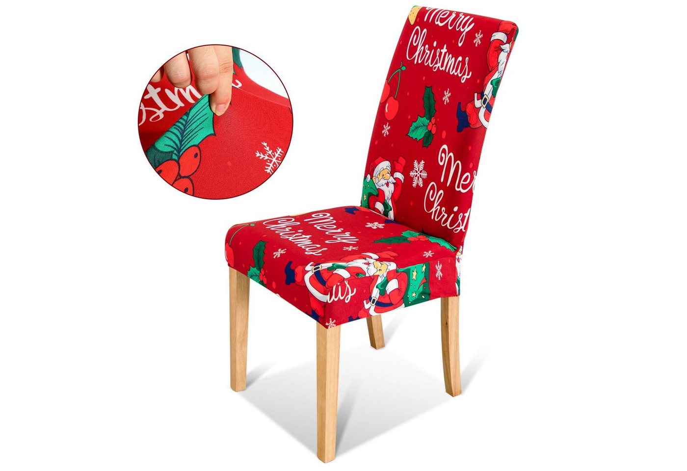 Clanmacy Stuhlhusse Stuhlhusse Stretch Stuhlhussen,6 Stück,Weihnachten Stuhl Stuhlüberzug Clanmacy Stuhlhusse Stuhlhusse Stretch Stuhlhussen,6 Stück,Weihnachten Stuhl Stuhlüberzug von Clanmacy