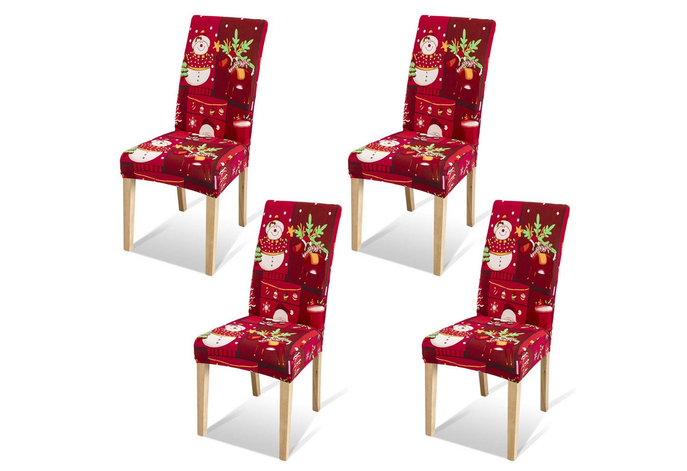 Clanmacy Stuhlhusse Stuhlhussen Weihnachten 4X Stuhlbezug Festlich Husse Dekoration Chair Clanmacy Stuhlhusse Stuhlhussen Weihnachten 4X Stuhlbezug Festlich Husse Dekoration Chair von Clanmacy
