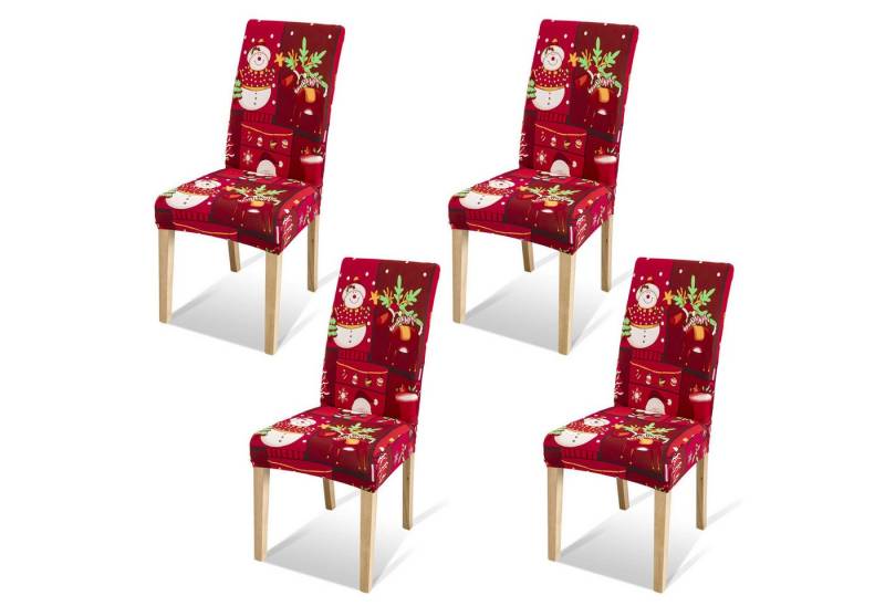 Clanmacy Stuhlhusse Stuhlhussen Weihnachten 4X Stuhlbezug Festlich Husse Dekoration Chair Clanmacy Stuhlhusse Stuhlhussen Weihnachten 4X Stuhlbezug Festlich Husse Dekoration Chair von Clanmacy