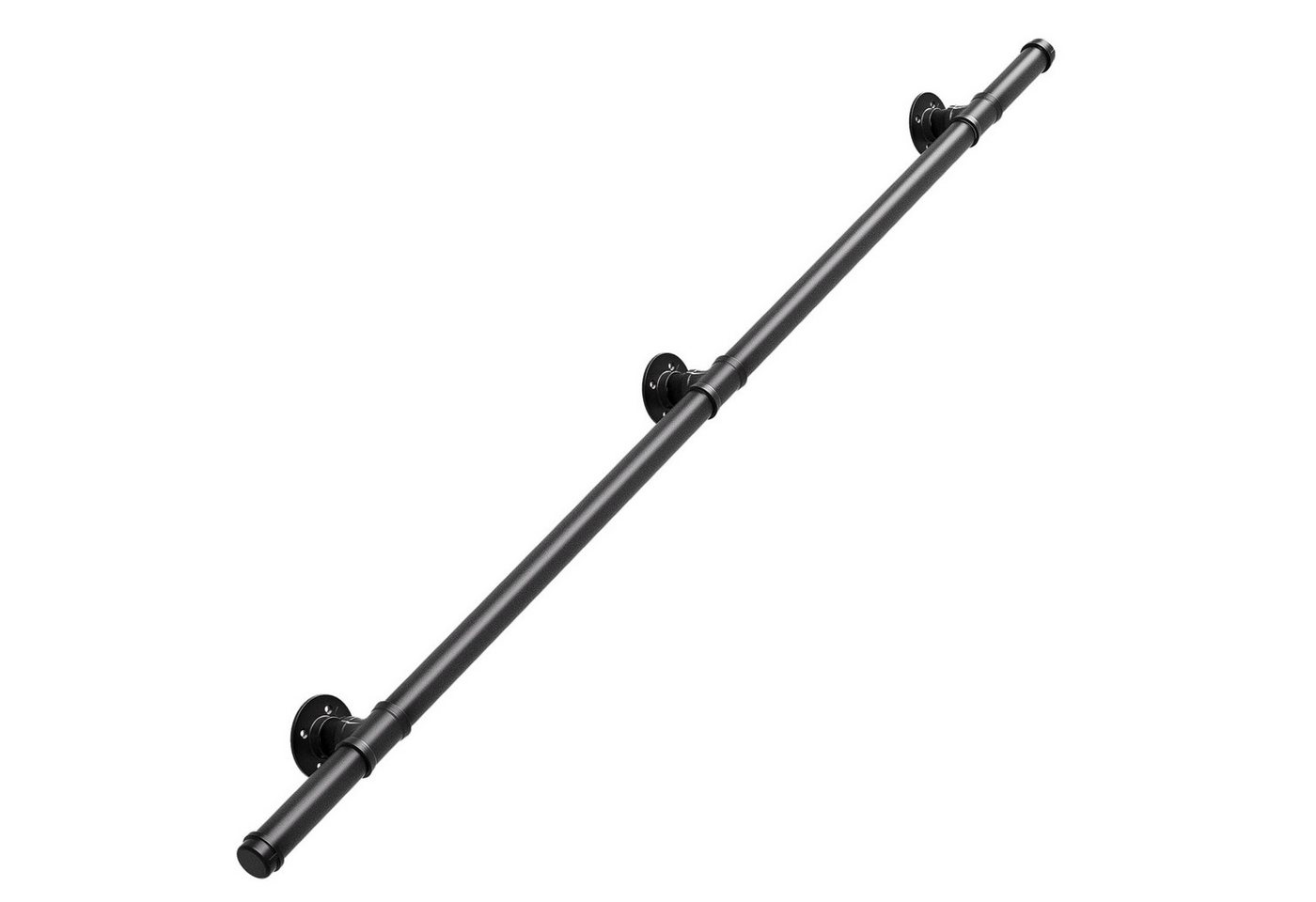 Clanmacy Treppengeländer Treppengeländer Handläufe für Länge, Handlauf für Dachbodentreppe, 150 cm Länge, 3.2 cm Höhe, 15-tlg. von Clanmacy