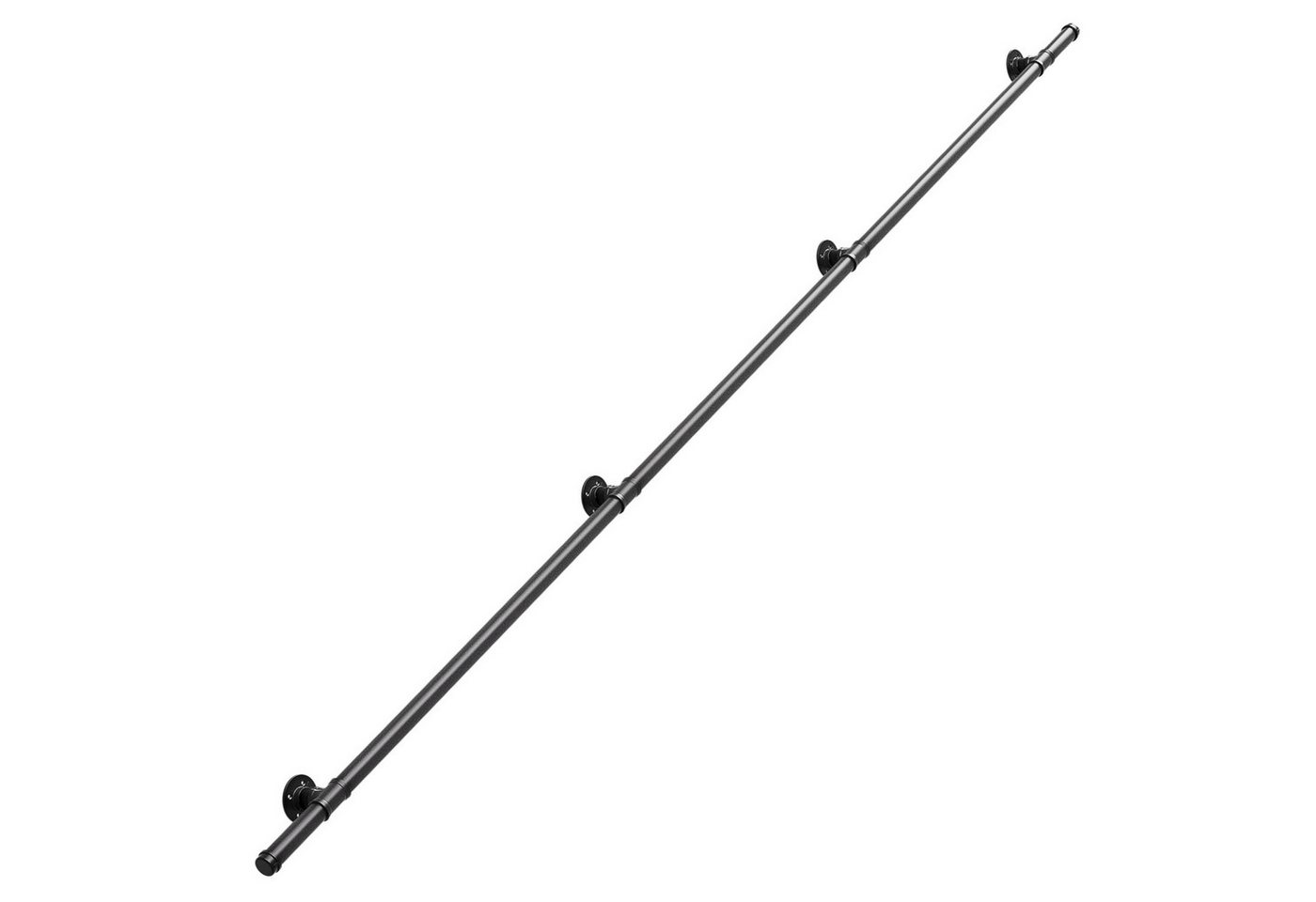 Clanmacy Treppengeländer Treppengeländer Handläufe für Länge, Handlauf für Dachbodentreppe, 300 cm Länge, 3.2 cm Höhe, 21-tlg. von Clanmacy