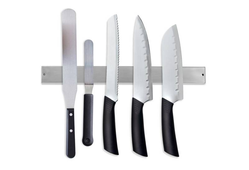 Clanmacy Wand-Magnet Messer-Leiste Messerhalter Magnetleiste selbstklebend für Küche Wandmontage 40cm von Clanmacy