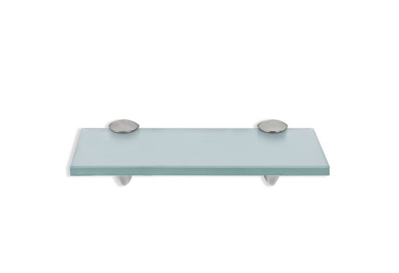 Clanmacy Wandregal Glasablage Glasregal ideal für Bad, Dusche 30x10x0.8 cm Milchglas von Clanmacy
