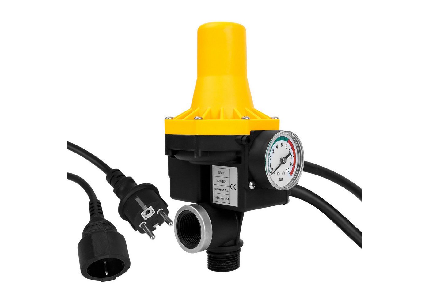 Clanmacy Wasserpumpe Pumpensteuerung Druckschalter mit/Ohne Kabel Automatik von Clanmacy