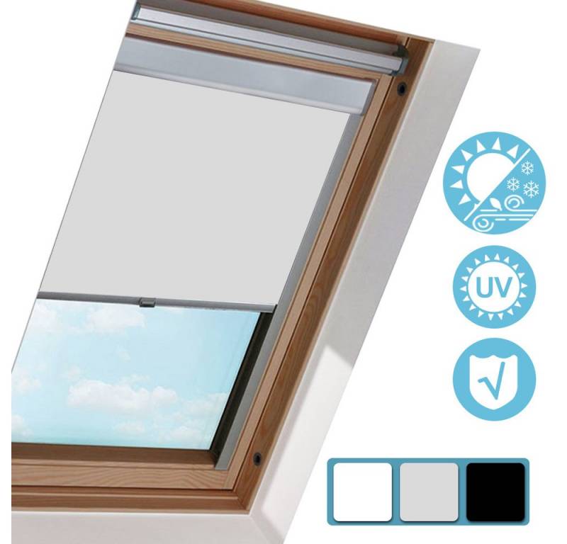 Dachfensterrollo Verdunkelungsrollo Dachfensterrollo Thermo-Rollo für GGL GPU GTU GXU, Clanmacy Dachfensterrollo Verdunkelungsrollo Dachfensterrollo Thermo-Rollo für GGL GPU GTU GXU, Clanmacy von Clanmacy