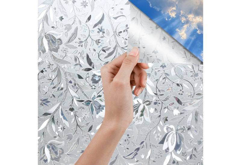 Clanmacy Fensterfolie Fensterfolie Milchglasfolie Sichtschutzfolie Selbstklebend 60,90cm Clanmacy Fensterfolie Fensterfolie Milchglasfolie Sichtschutzfolie Selbstklebend 60,90cm von Clanmacy