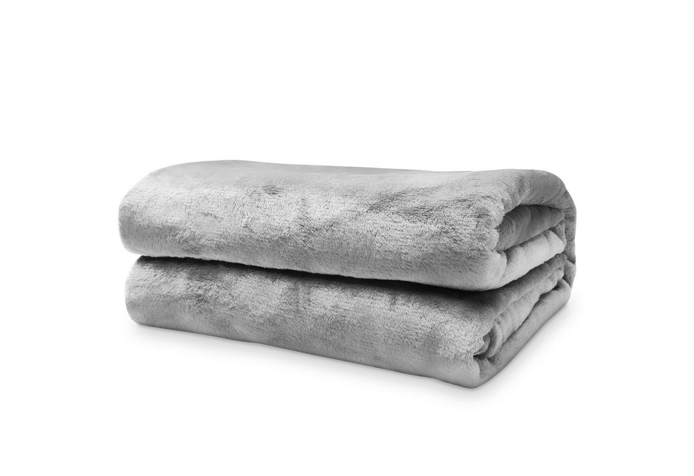 Wohndecke Premium Kuscheldecke, Anthrazit Grau, super weichem Uni Fleece, Clanmacy von Clanmacy