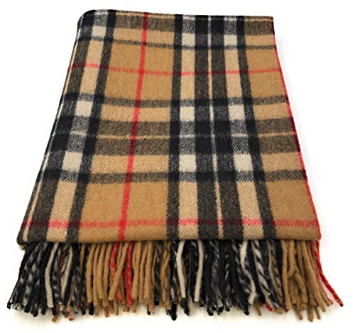 Schottische Clans – Moderne Schottenkaro-Teppich/Decke – Reisedecke – Outdoor Decke (Thomson Camel) von Clans of Scotland