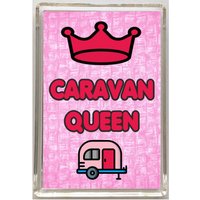 Karawane Geschenke Für Sie - Caravan Queen Neuheit Kühlschrank Magnet Ideal Geschenk Geburtstag Weihnachten Reisen Urlaub von ClaresGiftsCreations