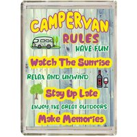 Lustiges Campervan-Geschenk - Campervan Rules Neuheit Kühlschrankmagnet Ideales Geschenk Für Geburtstag Weihnachten Liebhaber von ClaresGiftsCreations