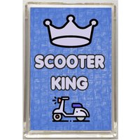 Scooter Geschenke Für Ihn - King Neuheit Kühlschrank Magnet Ich Liebe Meinen Roller Reisen, Urlaub von ClaresGiftsCreations