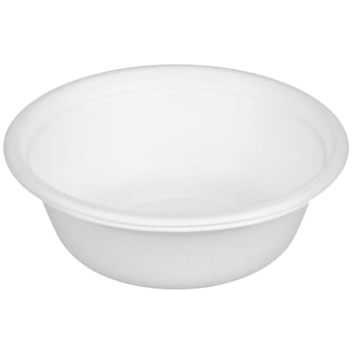 Clarina - Schalen aus Zuckerrohr -Eco Pappteller - Einweggeschirr - Einweg-Schüssel 50 Stück - 450ml 17 cm - Umweltfreundlich - Biologisch abbaubar Clarina - Schalen aus Zuckerrohr -Eco Pappteller - Einweggeschirr - Einweg-Schüssel 50 Stück - 450ml 17 cm - Umweltfreundlich - Biologisch abbaubar von Clarina