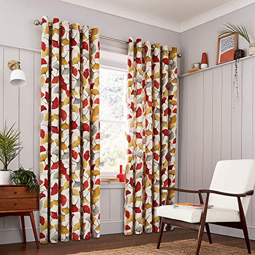 Clarissa Hulse Ginkgo Vorhänge Spice, Spice, 167 x 183 cm von Clarissa Hulse