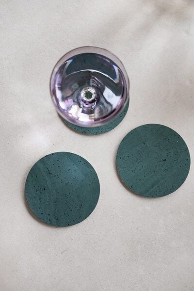 Clarissakork 6er Set Glasuntersetzer aus Kork von Clarissakork