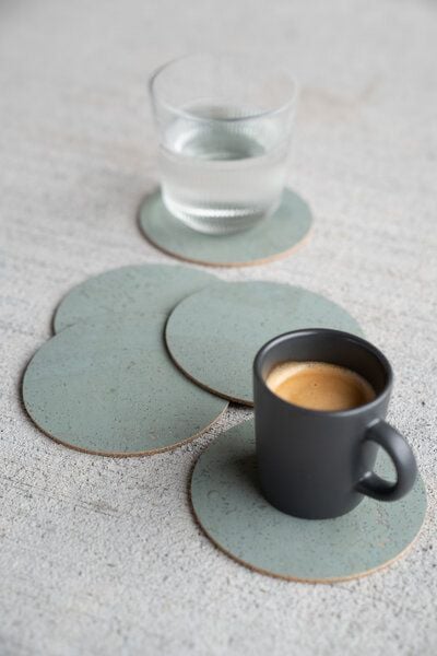 Clarissakork 6er Set Glasuntersetzer aus Kork von Clarissakork