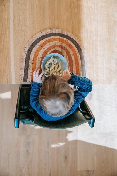 Clarissakork Kinder Tischset Rainbow Natur von Clarissakork