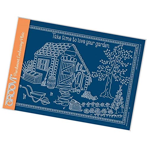Clarity Stamps - Linda Williams Gartenschuppen A5 Groovi Teller von Clarity Stamps