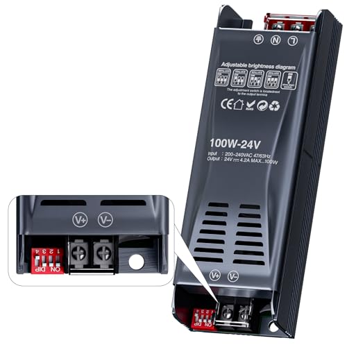ClarivantiLED LED-Transformator (24V-1PCS, 100, Watt) von ClarivantiLED