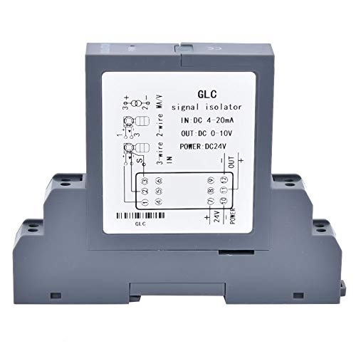 4-20mA Stromsignalisolator, Sender, 1-in-1-Ausgang abnehmbar hochgenau für Zweidraht-Sender Dreileiter-Sender(DC0-10V input) von Clasken