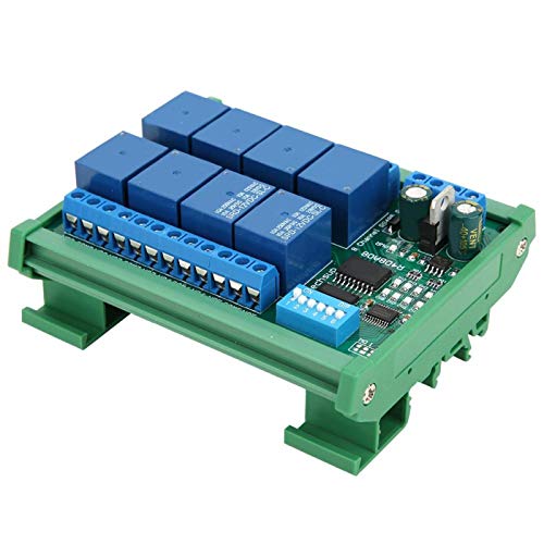 8-K-Elektrozubehör, DC 12V PLC Relais, Fernbedienung mit Modbus RTU-Protokoll Arbeitsmodus für Modbus Poll(R4D8A08-R with DIN rail box) von Clasken