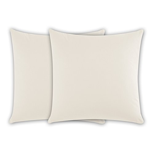 Class Home Collection Kissenbezug 40x40 Baumwolle – Kissenbezüge 40x40 im 2er Set – Weiche Kissenhüllen 40x40 für Sofa & Bett – Kopfkissenbezug für Kissen 40x40 cm mit Reißverschluss – Natur Class Home Collection Kissenbezug 40x40 Baumwolle – Kissenbezüge 40x40 im 2er Set – Weiche Kissenhüllen 40x40 für Sofa & Bett – Kopfkissenbezug für Kissen 40x40 cm mit Reißverschluss – Natur von Class Home Collection